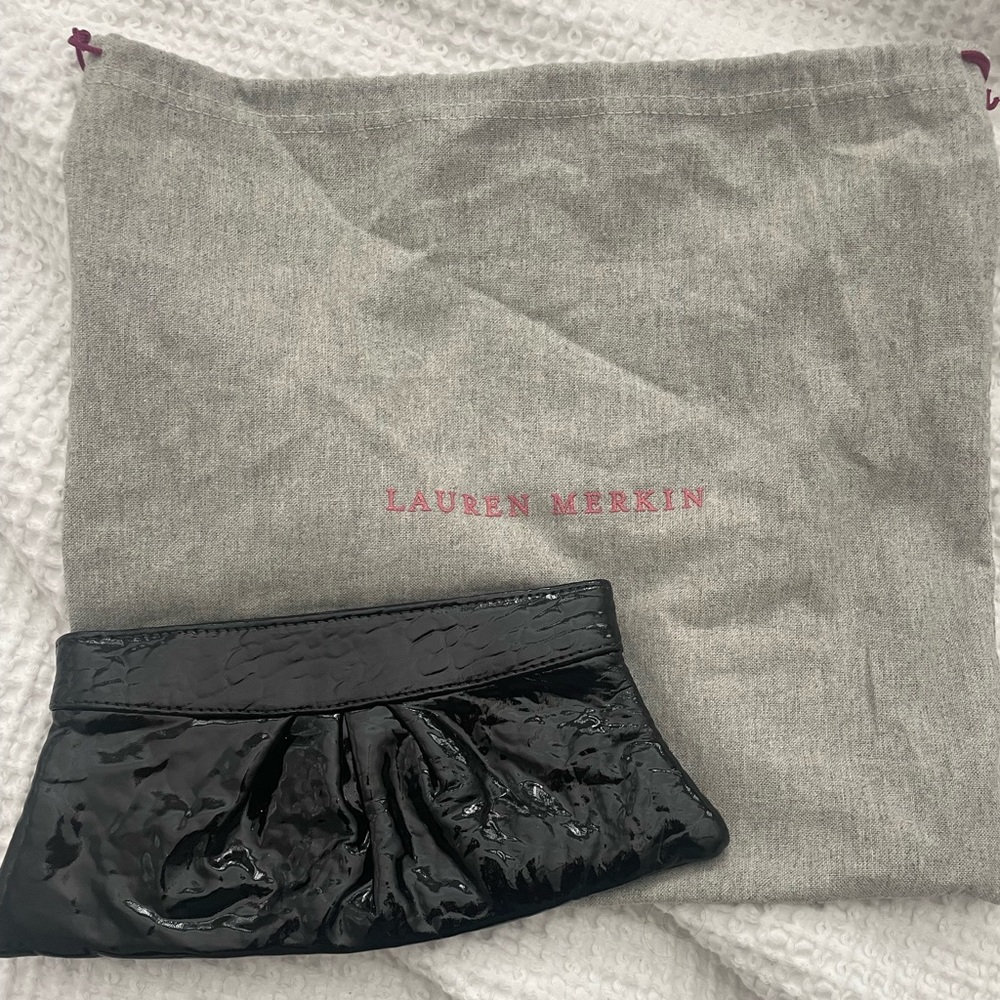 Lauren Merkin patent clutch